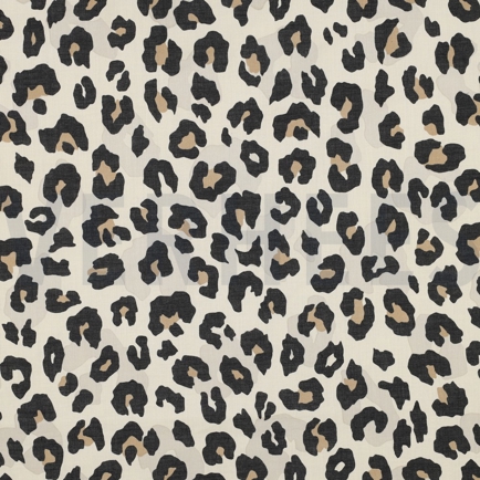 BAUMWOLLE VOILE TIERHAUT SAND (hover)