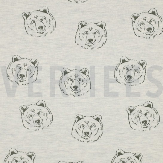 SWEAT MELANGE BEREN ECRU GEMÊLEERD #7