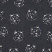 SWEAT MELANGE BEARS INDIGO MELANGE (thumbnail)
