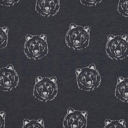 SWEAT MELANGE BEARS INDIGO MELANGE (hover)
