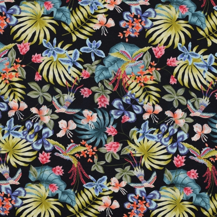 SWEAT DIGITAL TROPICAL BIRDS NAVY (hover)