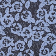 JERSEY MELANGE FLOWERS INDIGO MELANGE (thumbnail)