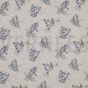 JERSEY MELANGE ROBOTS LIGHT SAND MELANGE (thumbnail)