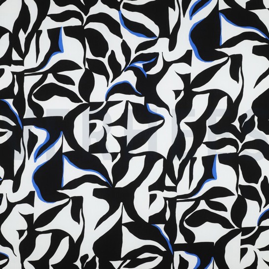 LENZING™ ECOVERO™ ABSTRACT GEBROKEN WIT #7