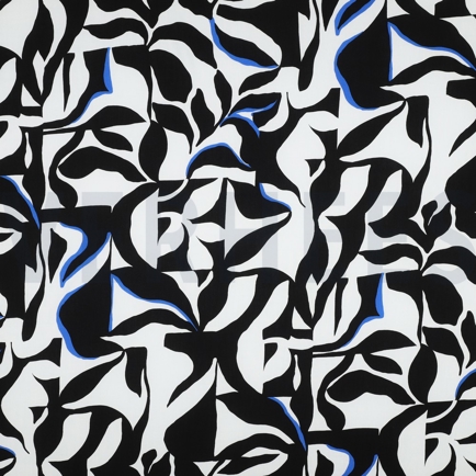 LENZING™ ECOVERO™ ABSTRACT GEBROCHEN WEISS (hover)