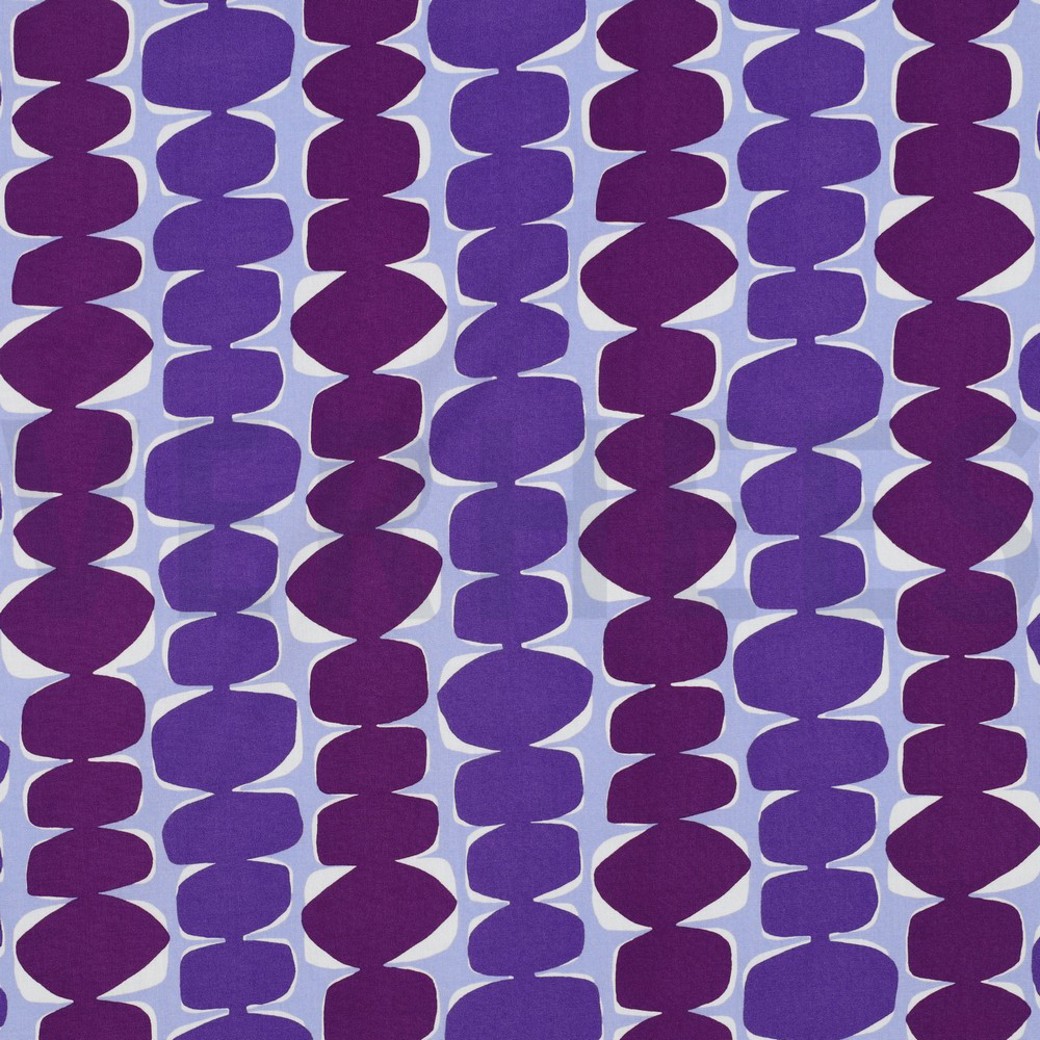 LENZING ECOVERO ABSTRACT PURPLE