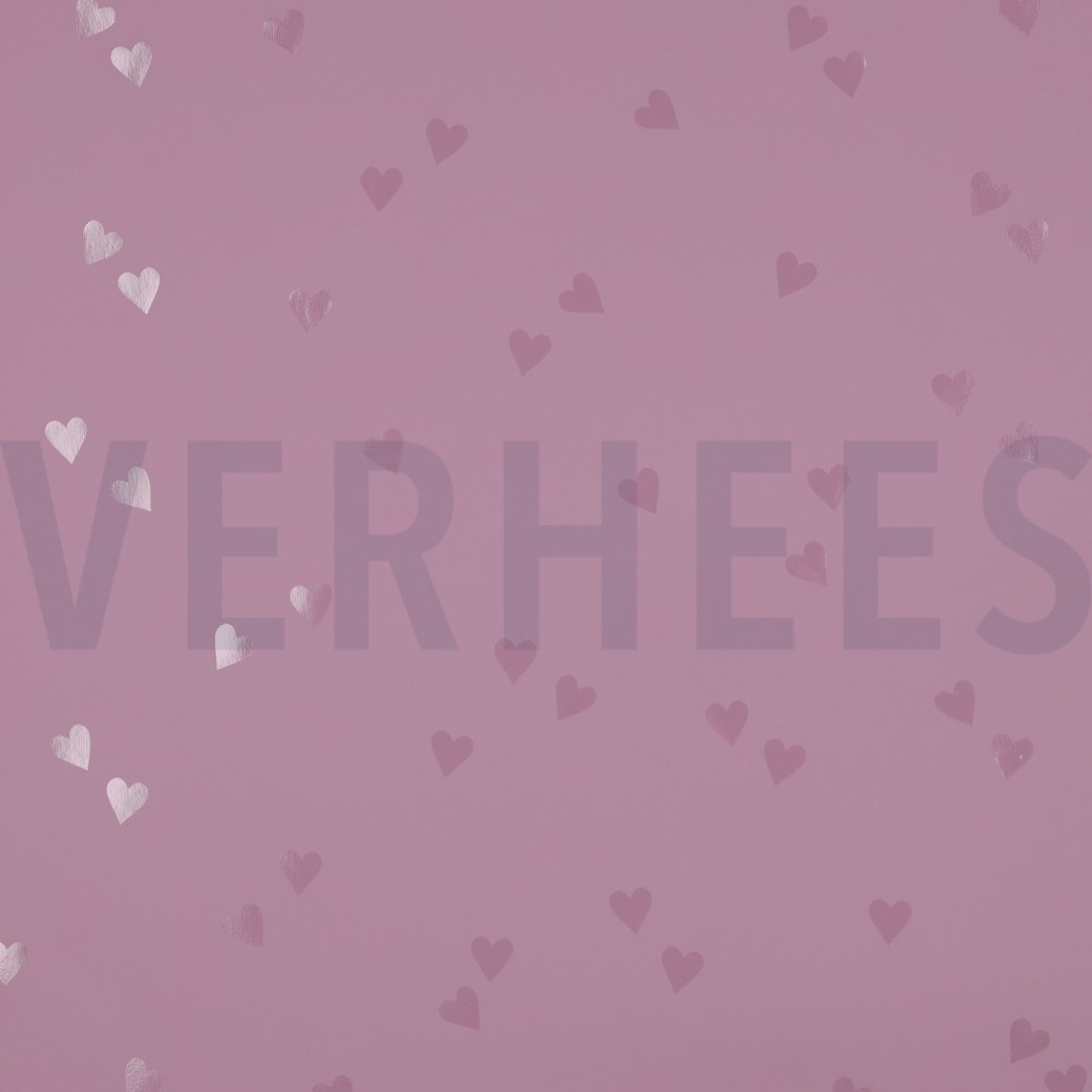 RAINCOAT HEARTS PURPLE