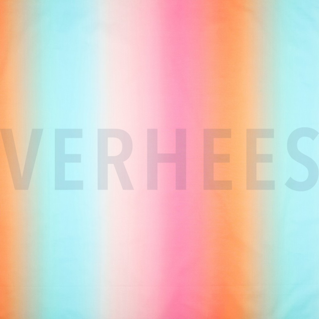 COTTON VOILE DIGITAL ABSTRACT PINK