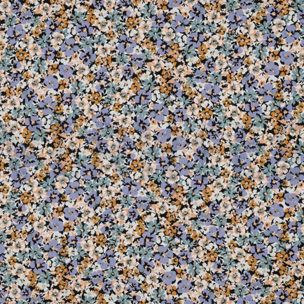 VISCOSE RADIANCE FLOWERS JEANS (hover)