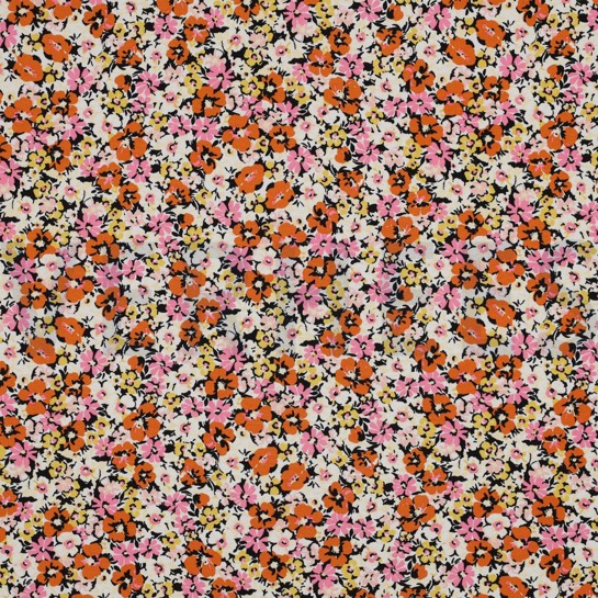 VISKOSE RADIANCE BLUMEN ORANGE #7