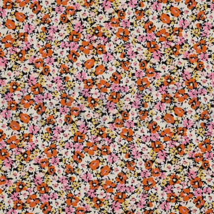 VISKOSE RADIANCE BLUMEN ORANGE (hover)