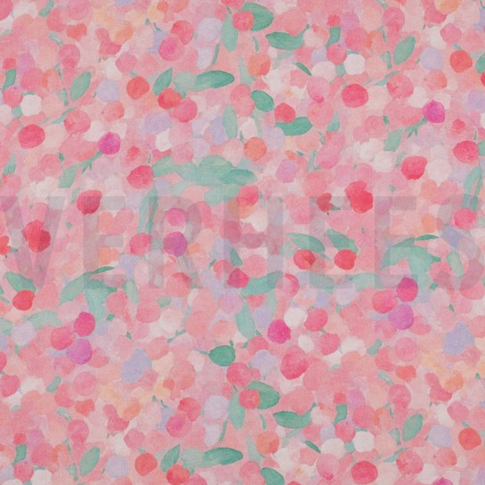 VISKOSE SATIN DIGITAL ABSTRACT ROSA #7