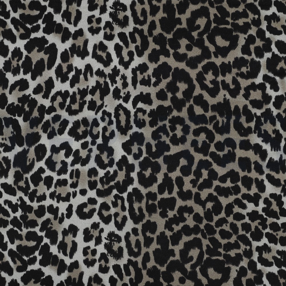 VISCOSE JERSEY DIGITAL ANIMAL SKIN BLACK (hover)
