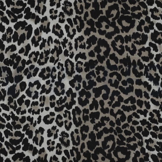 VISKOSE JERSEY DIGITAL TIERHAUT SCHWARZ #7