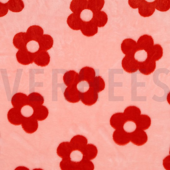 FLEECE BLOEMEN LICHTROZE #7