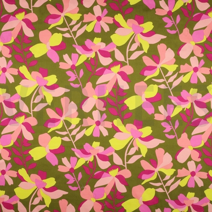 COTTON SATIN CLOVERDALE NERIDA HANSEN MOSS GREEN (hover)