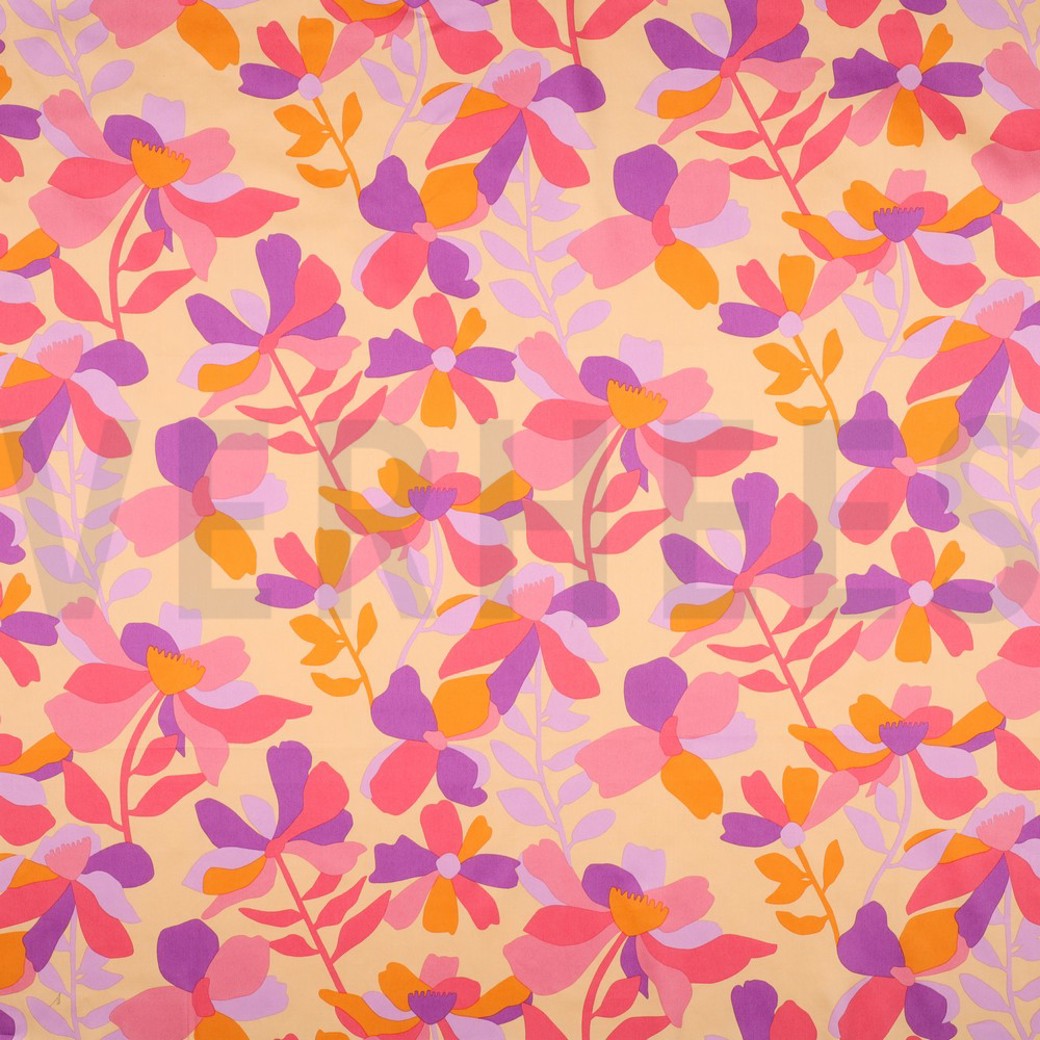 COTTON SATIN CLOVERDALE NERIDA HANSEN PEACH