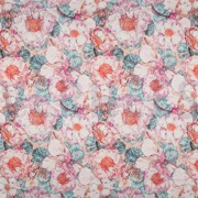 COTTON SATIN DIGITAL JAPANESE ANAMONE NERIDA HANSEN CORAL (thumbnail)