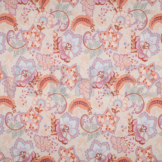 BAUMWOLLE VOILE STELLA NERIDA HANSEN KORALLE #7