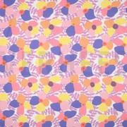LINEN VISCOSE LEMA POPPIES NERIDA HANSEN LAVENDER (thumbnail)