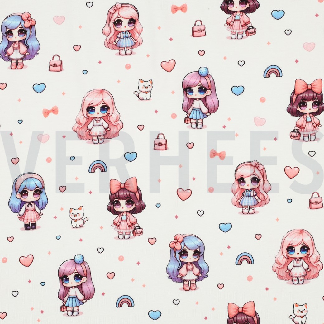 JERSEY DIGITAL DOLLS WHITE