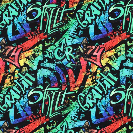 JERSEY DIGITAL GRAFFITI GRÜN #7