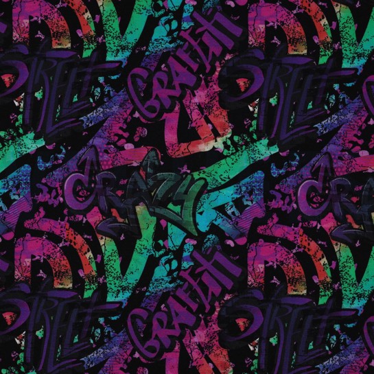 JERSEY DIGITAL GRAFFITI LILA/VIOLETT #7
