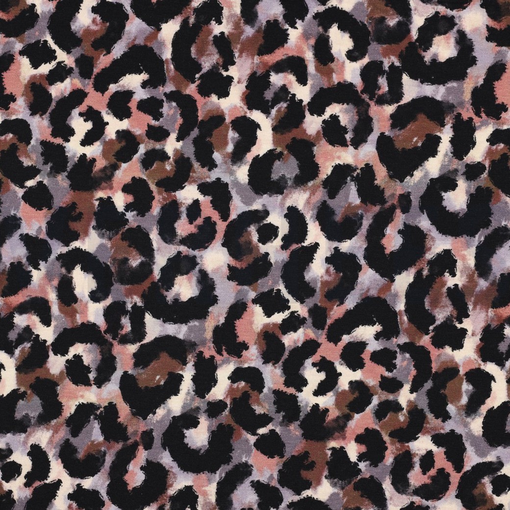 JERSEY DIGITAL ANIMAL SKIN LAVENDER