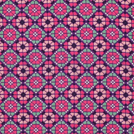 LENZING™ ECOVERO™ DIGITAL GEOMETRISCH FUCHSIE (hover)