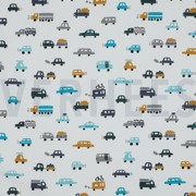 FINE POPLIN CARS WHITE (thumbnail)
