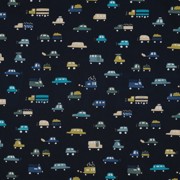 FINE POPLIN CARS NAVY (thumbnail)