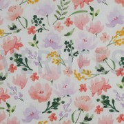 DOUBLE GAUZE DIGITAL BIG FLOWERS WHITE (thumbnail)