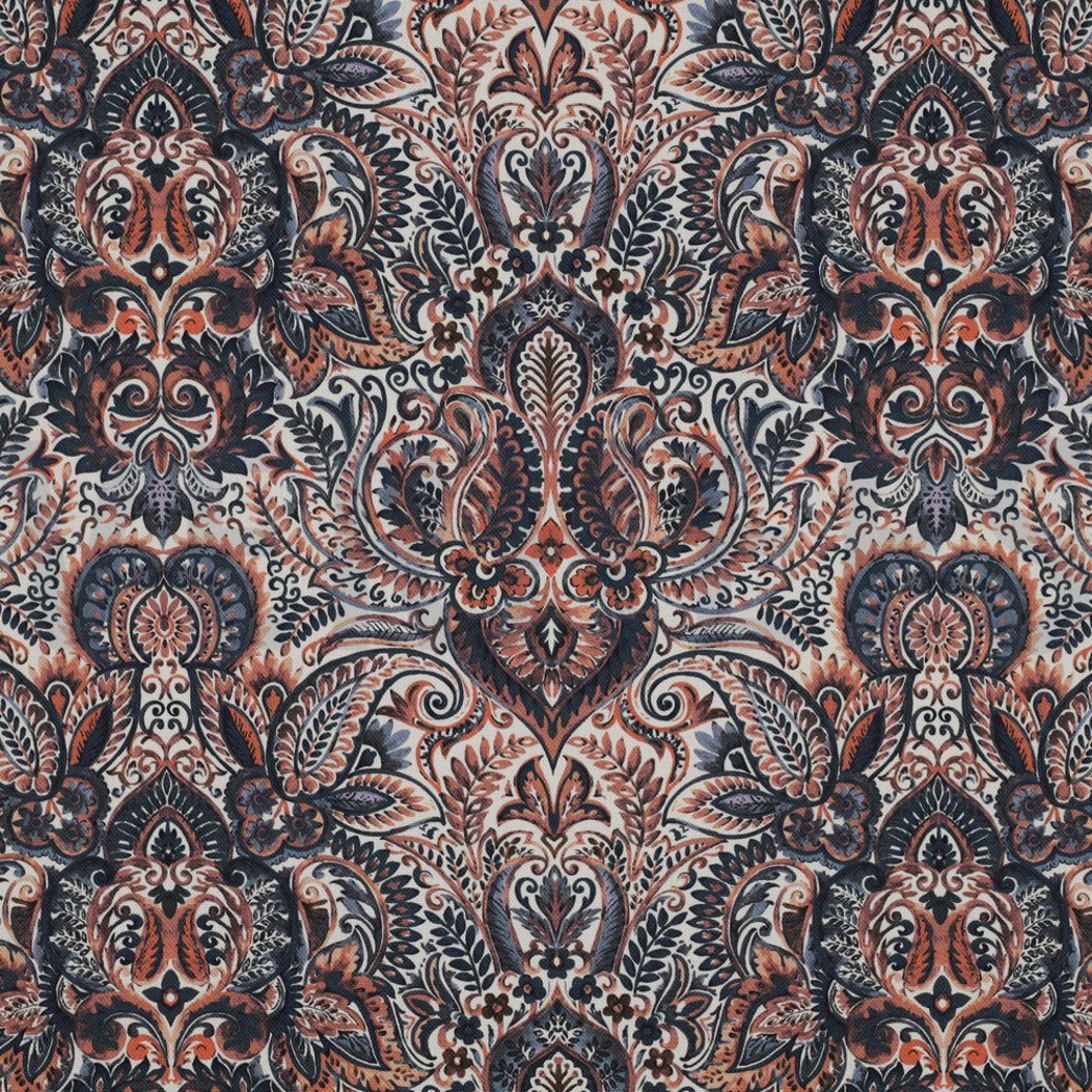 CANVAS DIGITAL ORNAMENT INDIGO