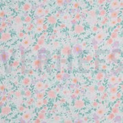 DOUBLE GAUZE DIGITAL FLOWERS WHITE (thumbnail)