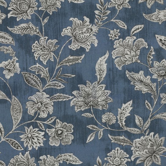 CANVAS DIGITAAL BLOEMEN BLAUW #7