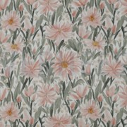 DOUBLE GAUZE DIGITAL FLOWERS WHITE (thumbnail)