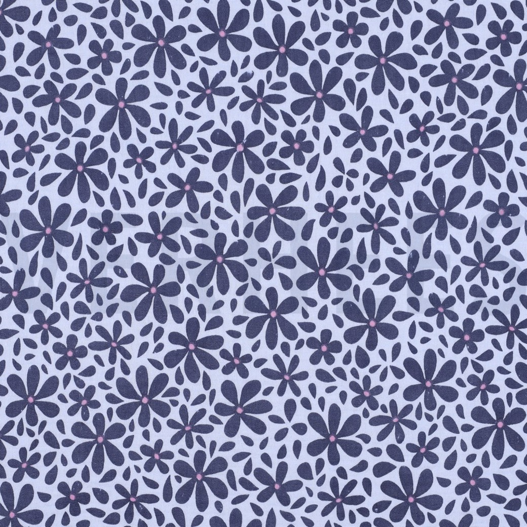 DOUBLE GAUZE FLOWERS JEANS