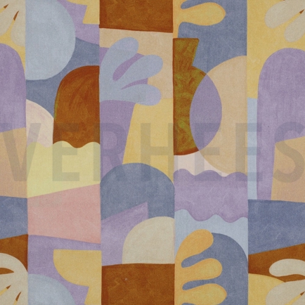 CANVAS DIGITAL ABSTRAKT TIFFANY BLAU (hover)