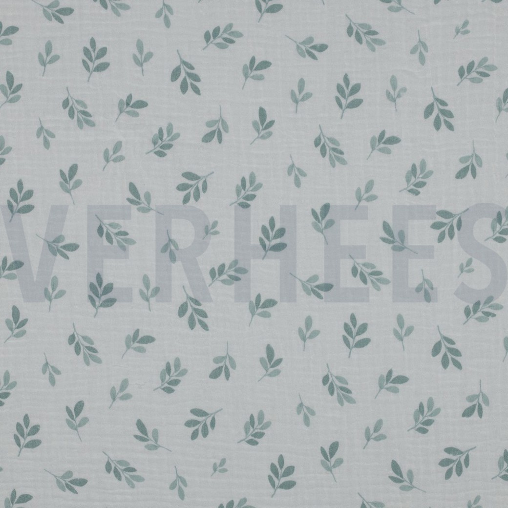 DOUBLE GAUZE LEAVES SAGE