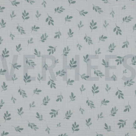 DOUBLE GAUZE LEAVES SAGE (hover)