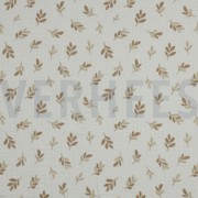 DOUBLE GAUZE LEAVES TAUPE (thumbnail)