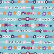 FINE POPLIN LOVE LIGHT PETROL (thumbnail)