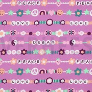 FINE POPLIN LOVE MAUVE (thumbnail)