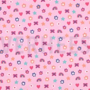 FINE POPLIN LOVE LIGHT PINK (thumbnail)