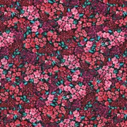 FINE POPLIN DIGITAL FLOWERS BLACK (thumbnail)