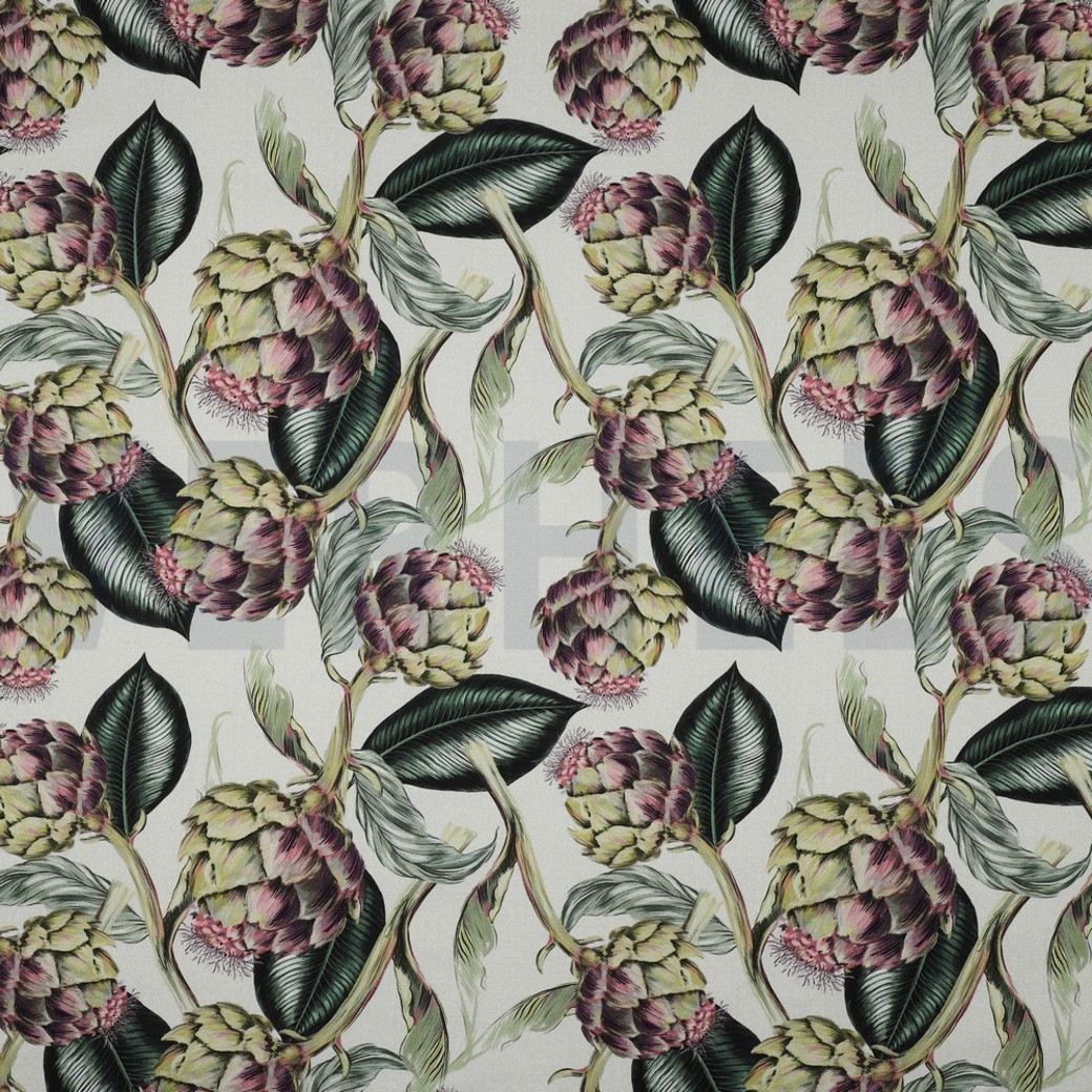 CANVAS DIGITAL ARTICHOKE LINEN