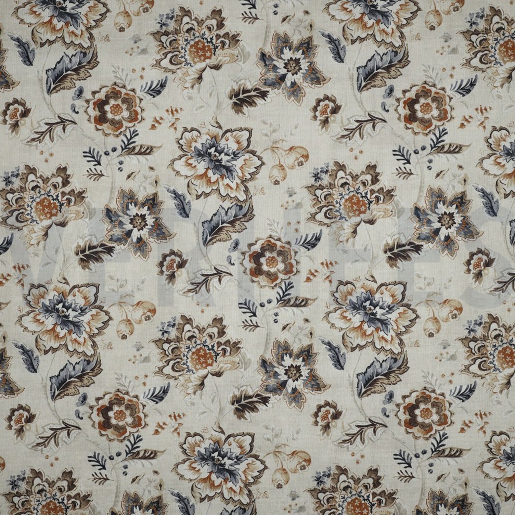 CANVAS DIGITAL FLOWERS LINEN