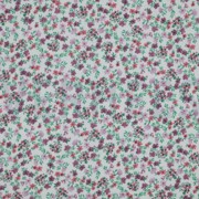 DOUBLE GAUZE GOTS DIGITAL FLOWERS WHITE / GRAPE (thumbnail)