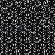 JERSEY HAPPY FACES BLACK (thumbnail)