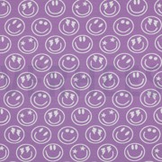 JERSEY HAPPY FACES LAVENDER (thumbnail)